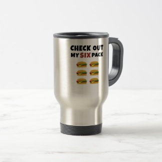 Caneca Térmica Veja meu pacote de seis burgers.