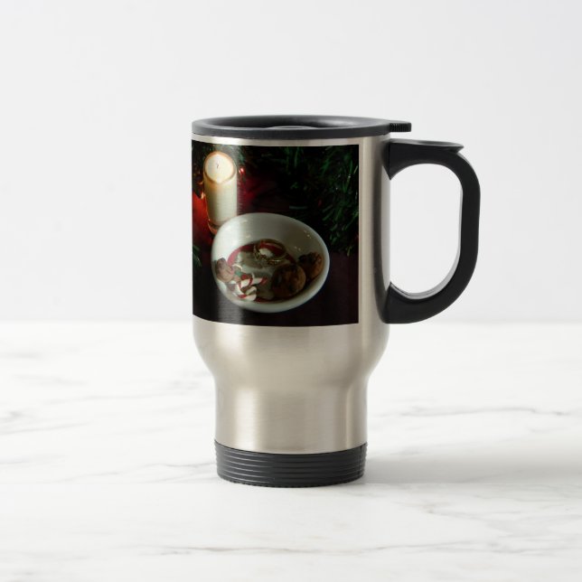 Caneca Térmica Vela V do biscoito do Natal (Direita)