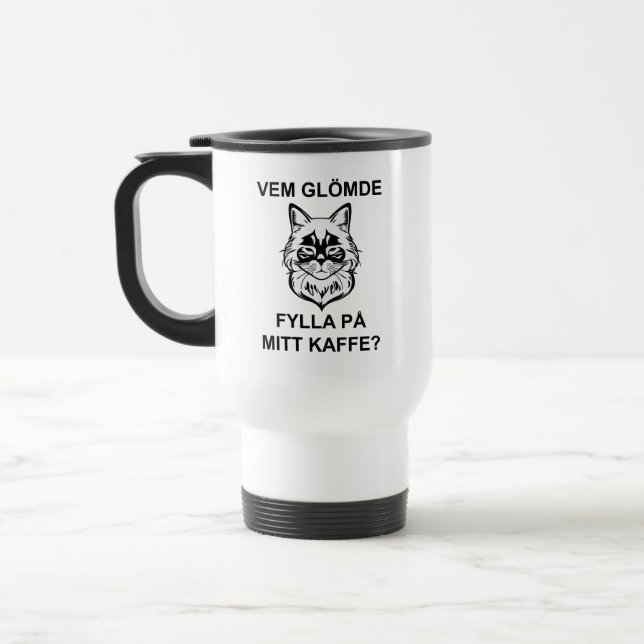 Caneca Térmica Vem glömde fylla på mitt kaffe (Esquerda)