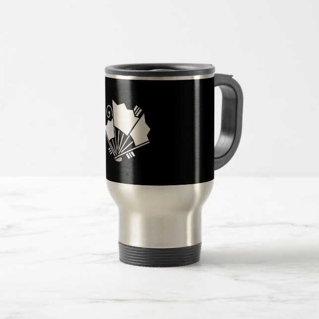 Caneca Térmica Ventiladores em forma de borboleta (Ageha) (Frente Esquerda)