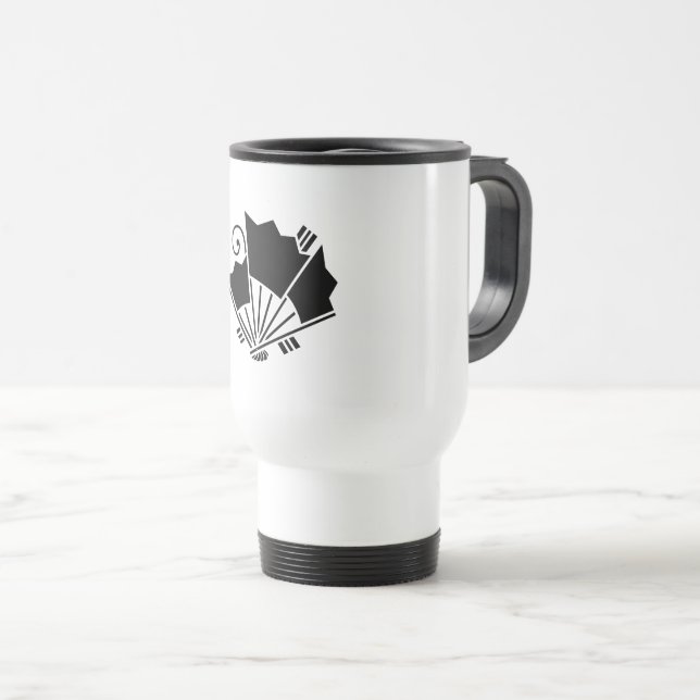 Caneca Térmica Ventoinhas em forma de borboleta (Ageha) (Frente Esquerda)