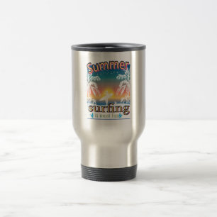 Caneca Térmica Verão - Surfar É Mais Divertido
