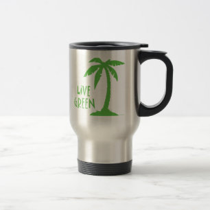 Caneca Térmica Verde ao Vivo - Árvore Palm