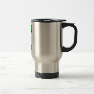 Caneca Térmica Verde da vara de hóquei em campo