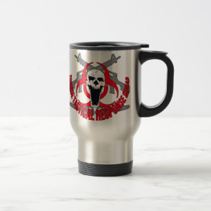 Caneca Térmica Vermelho tático do zombi