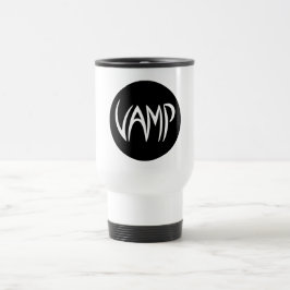 Caneca Térmica Versão do Texto Vamp (Preto/Branco)