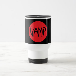 Caneca Térmica Versão do Texto Vamp (Vermelho/Preto)