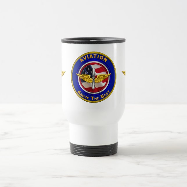 Caneca Térmica Veterano da Aviação do Exército (Centro)
