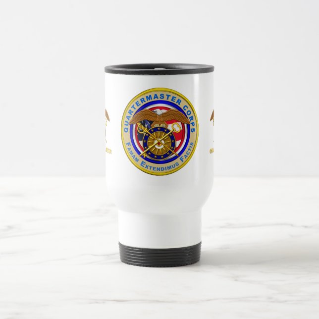Caneca Térmica  Veterano do Corpo de Quartermaster  (Centro)