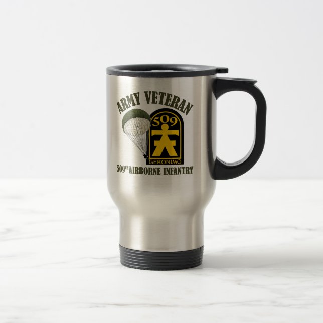 Caneca Térmica Veterano do Exército - 509º PIR (Direita)