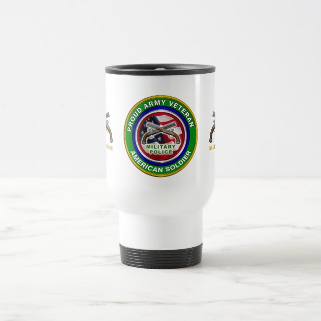 Caneca Térmica Veterano do Exército Militar (Centro)