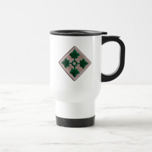 Caneca Térmica Veteranos da Divisão de Infantaria INF 4 do Exérci