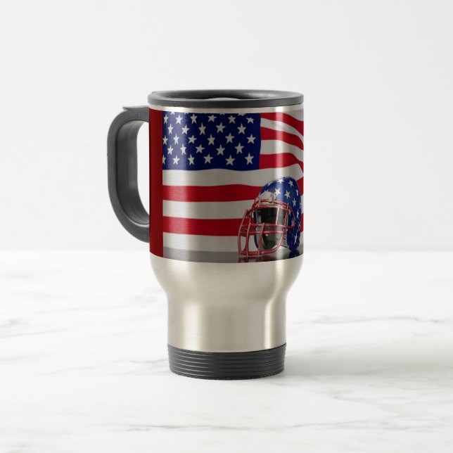 Caneca Térmica Viagem americano/Viagem ao trabalho (Frente Esquerda)