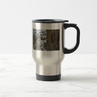 Caneca Térmica Viagem da estátua do jardim do homem