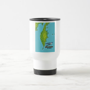 Caneca Térmica Viagem da Península de Kamchatka Rússia.