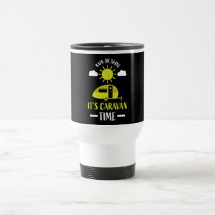 Caneca Térmica viagem de acampamento de caravana feliz