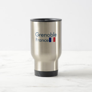 Caneca Térmica Viagem de Grenoble, France/caneca da viagem ao