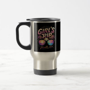 Caneca Térmica Viagem de Meninas Flórida 2024 Verão Fim de Semana