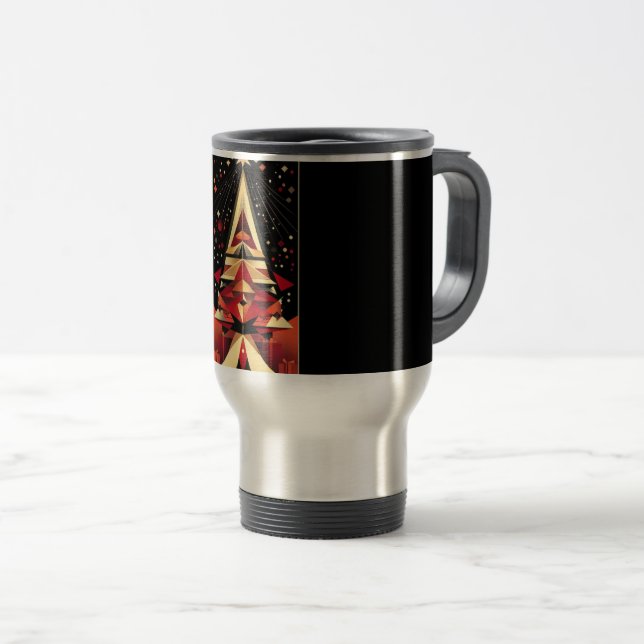 Caneca Térmica Viagem de Natal/Viagem ao trabalho (Frente Esquerda)