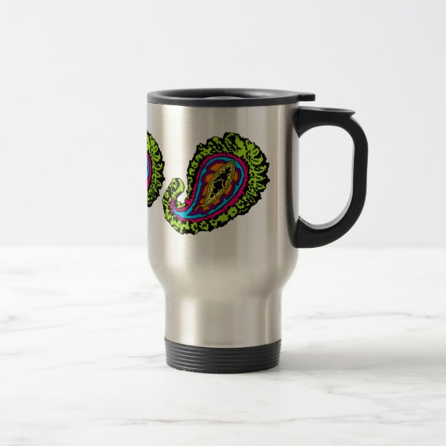 Caneca Térmica Viagem de Paisley (Direita)