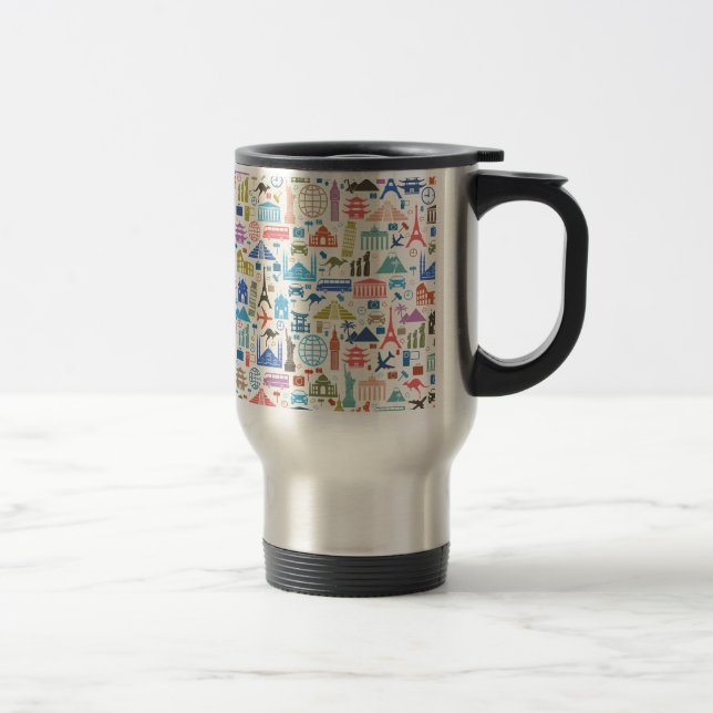 Caneca Térmica viagem mundial (Direita)