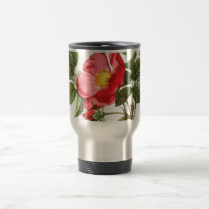 Caneca Térmica Viagem vermelho da flor de Redoute/caneca da
