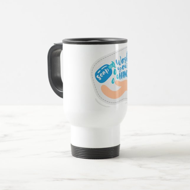 Caneca Térmica Viagem/Viagem ao trabalho (Frente Esquerda)