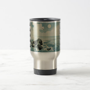 Caneca Térmica Viagem/Viagem ao trabalho de aço inoxidável de 15
