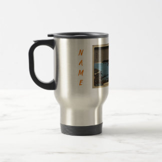 CANECA TÉRMICA VIAGEM/VIAGEM AO TRABALHO MUG W/ NOME PERSONALIZAD