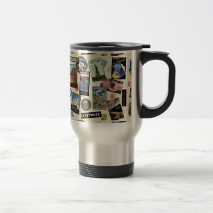 Caneca Térmica Viagens vintage moderna EUA