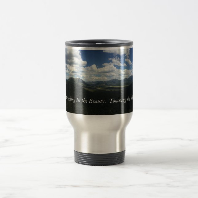 Caneca Térmica Viajante da montanha rochosa (Centro)