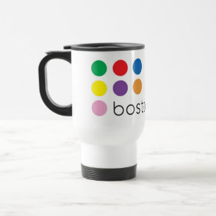 Caneca Térmica Viajante do branco do orgulho de Boston