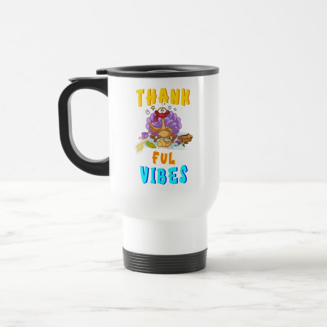 Caneca Térmica Vibes agradecidas (Esquerda)