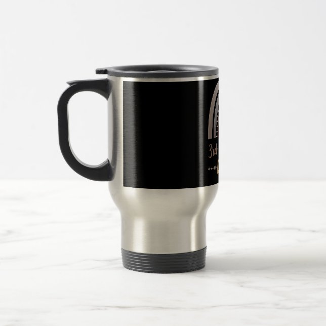 Caneca Térmica Vibrações da 3ª Série Arco-íris Volta às Aulas da  (Esquerda)