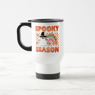 Caneca Térmica Vibrações de Halloween da Temporada Assustadora-45