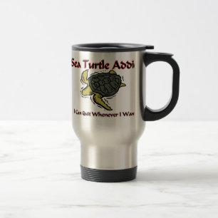 Caneca Térmica Viciado da tartaruga de mar