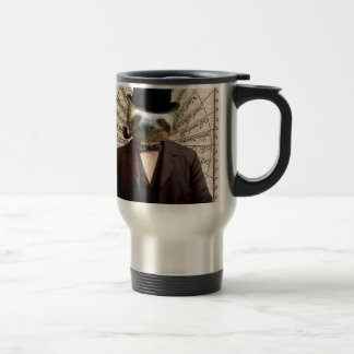 Caneca Térmica Victorian Steampunk do homem da preguiça