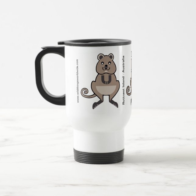 Caneca Térmica Vida Selvagem - Happy QUOKKA - Conservação - Natur (Esquerda)