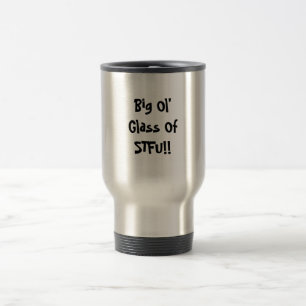 Caneca Térmica Vidro grande de Ol de STFU!!