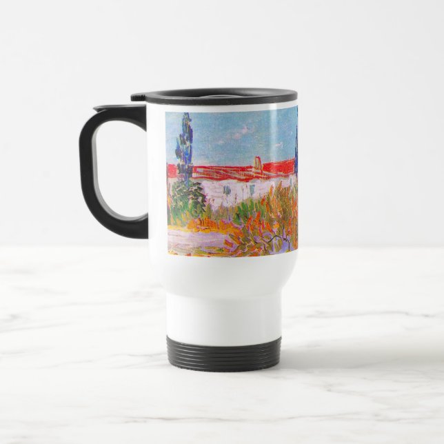 Caneca Térmica Vincent Van Gogh Flor Garden (Esquerda)
