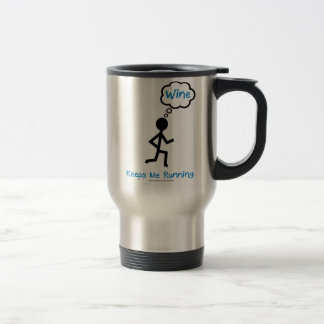 Caneca Térmica Vinho - mantem-me funcionar