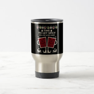 Caneca Térmica Vinho tinto enrolado de Natal