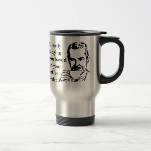 Caneca Térmica Vintage Coffee Snob Man Silenciando