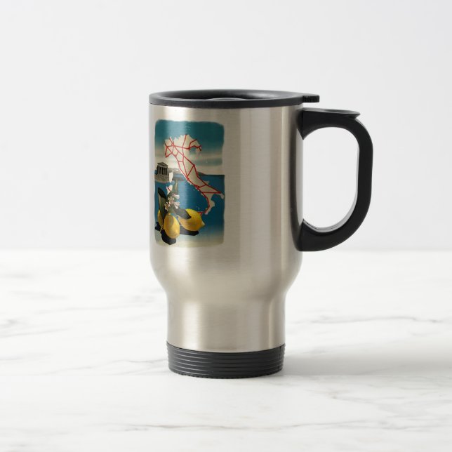 Caneca Térmica Vintage Itália Viagem (Direita)