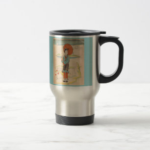 Caneca Térmica Vintage Japan Geisha
