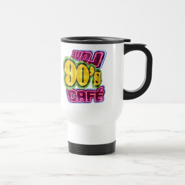 Caneca Térmica Vintage Love 90's Cafe #2 - Mug (Direita)
