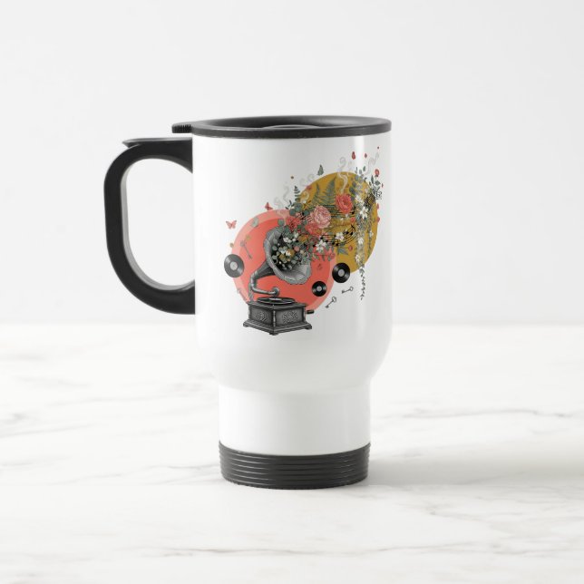 Caneca Térmica Vintage Melody Garden (Esquerda)