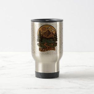 Caneca Térmica Vintage/rústico ao ar livre explorar a natureza