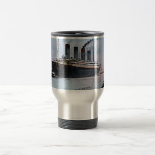 Caneca Térmica Vintage titânico do RMS Belfast Ireland