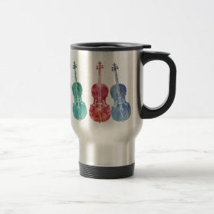 Caneca Térmica Violoncelos coloridos
